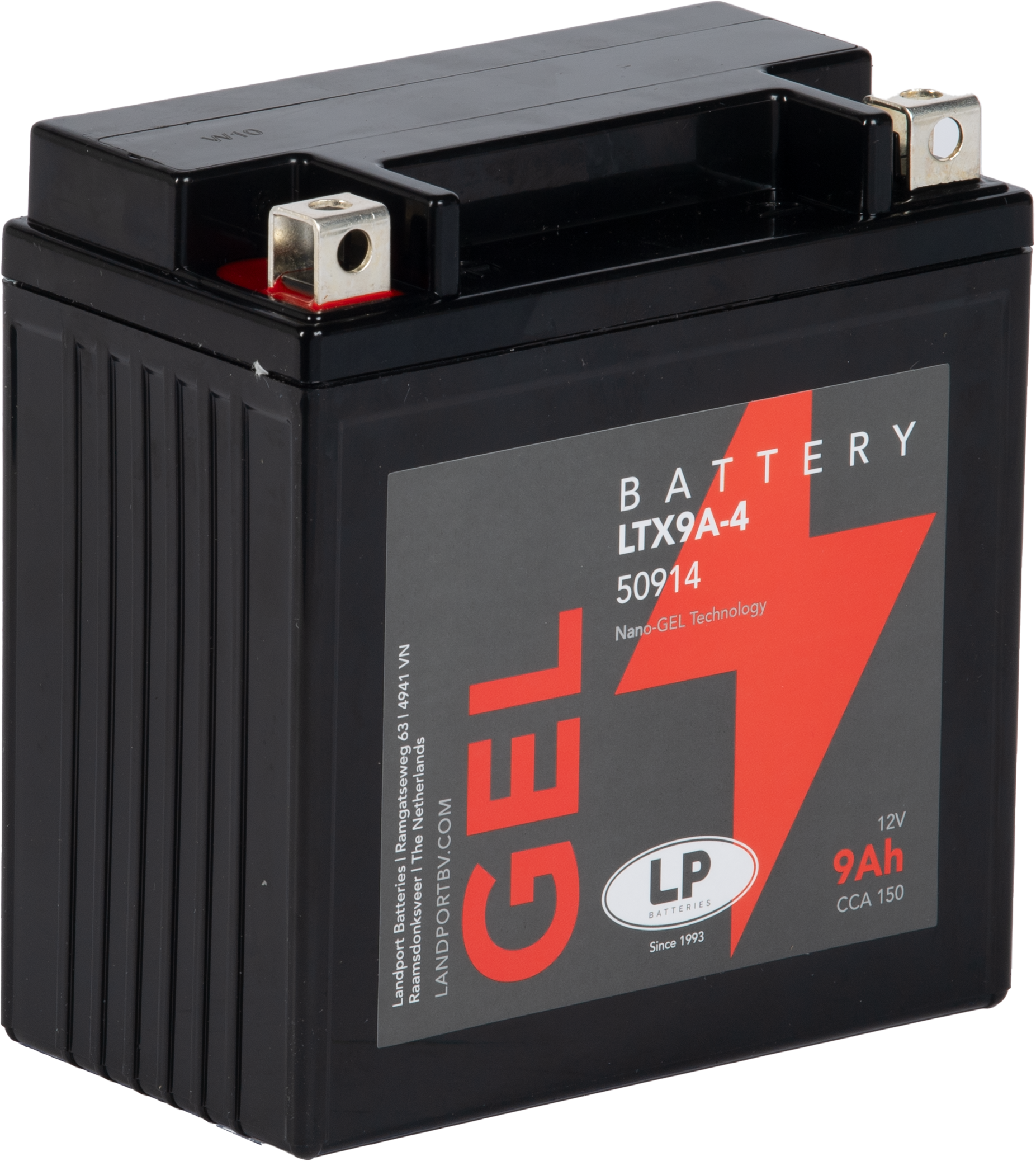 Baterie moto 9ah 100a 12v Landport Batteries MG LTX9A-4