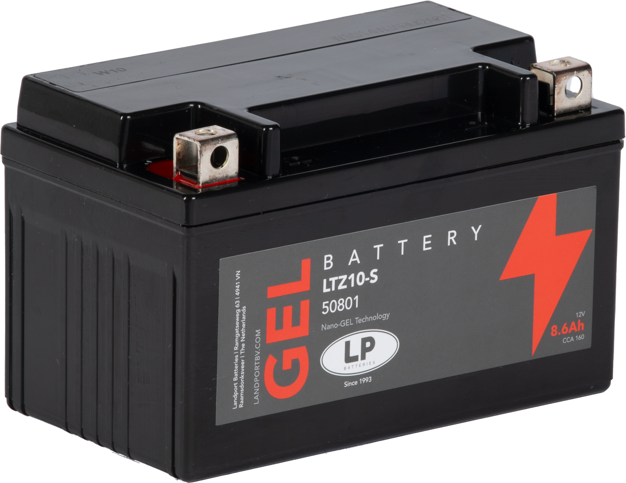 Baterie moto 8,6ah 170a 12v Landport Batteries MG LTZ10-S