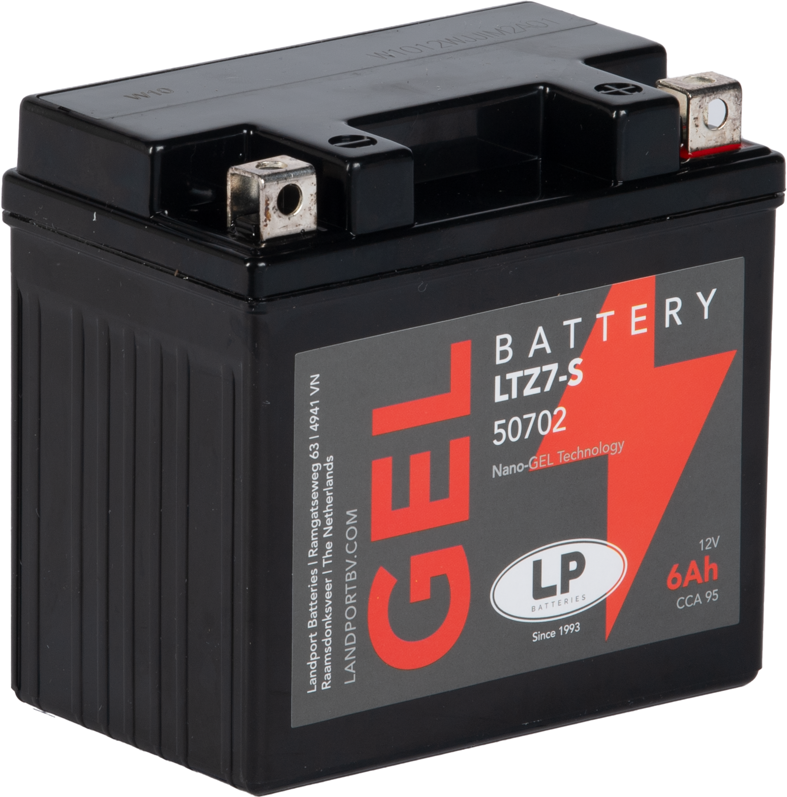 Baterie moto 6ah 70a 12v Landport Batteries MG LTZ7-S