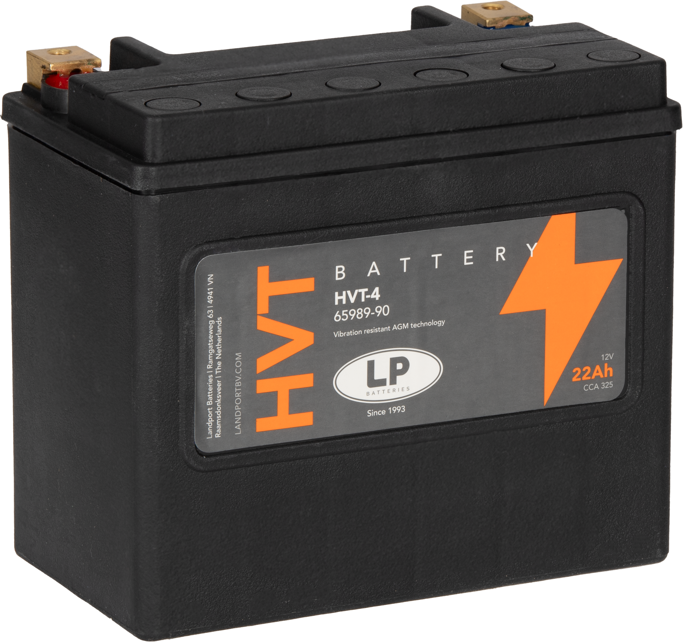 Baterie moto 22ah 325a 12v Landport Batteries MH HVT-4