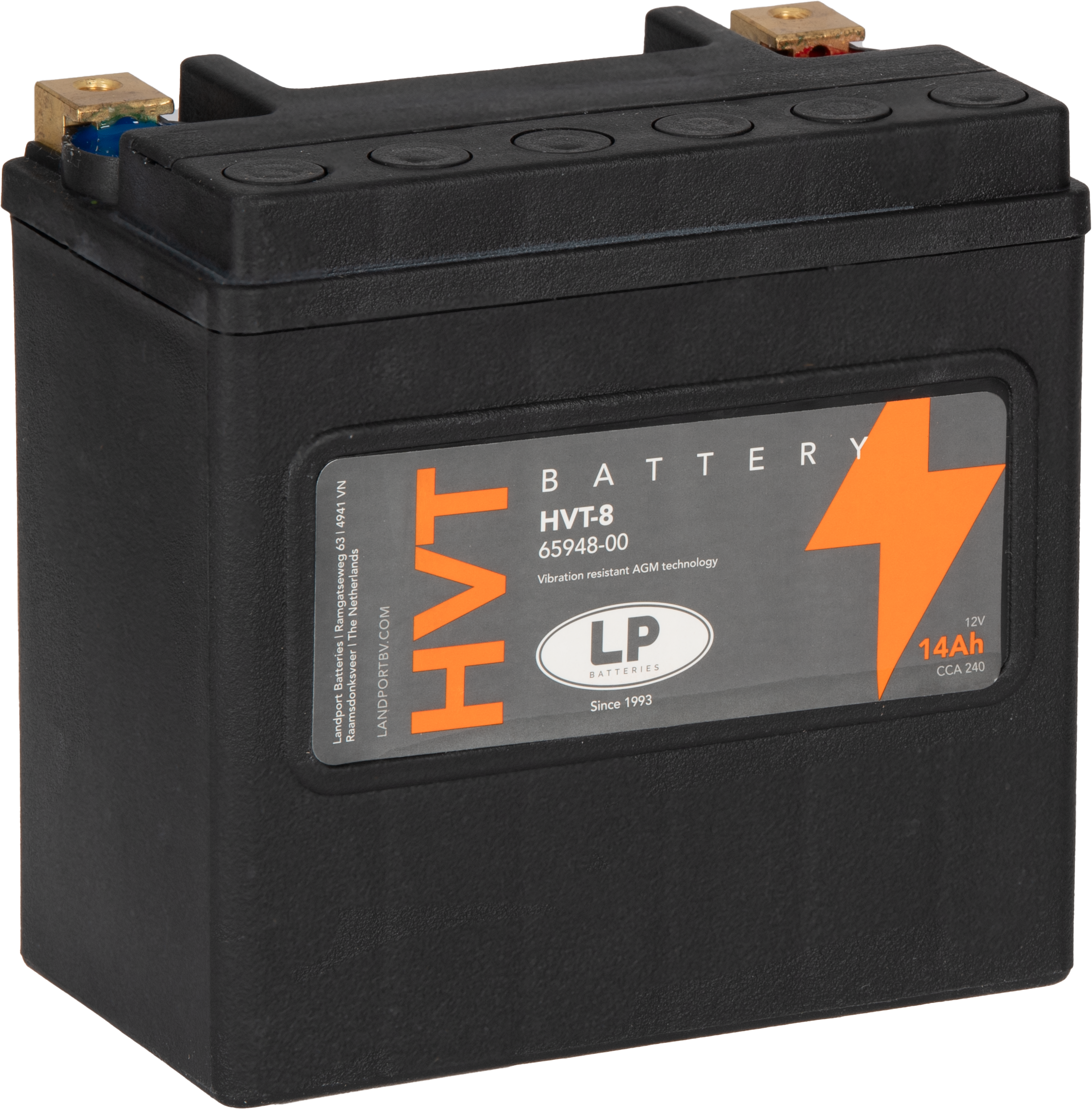 Baterie moto 14ah 240a 12v Landport Batteries MH HVT-8