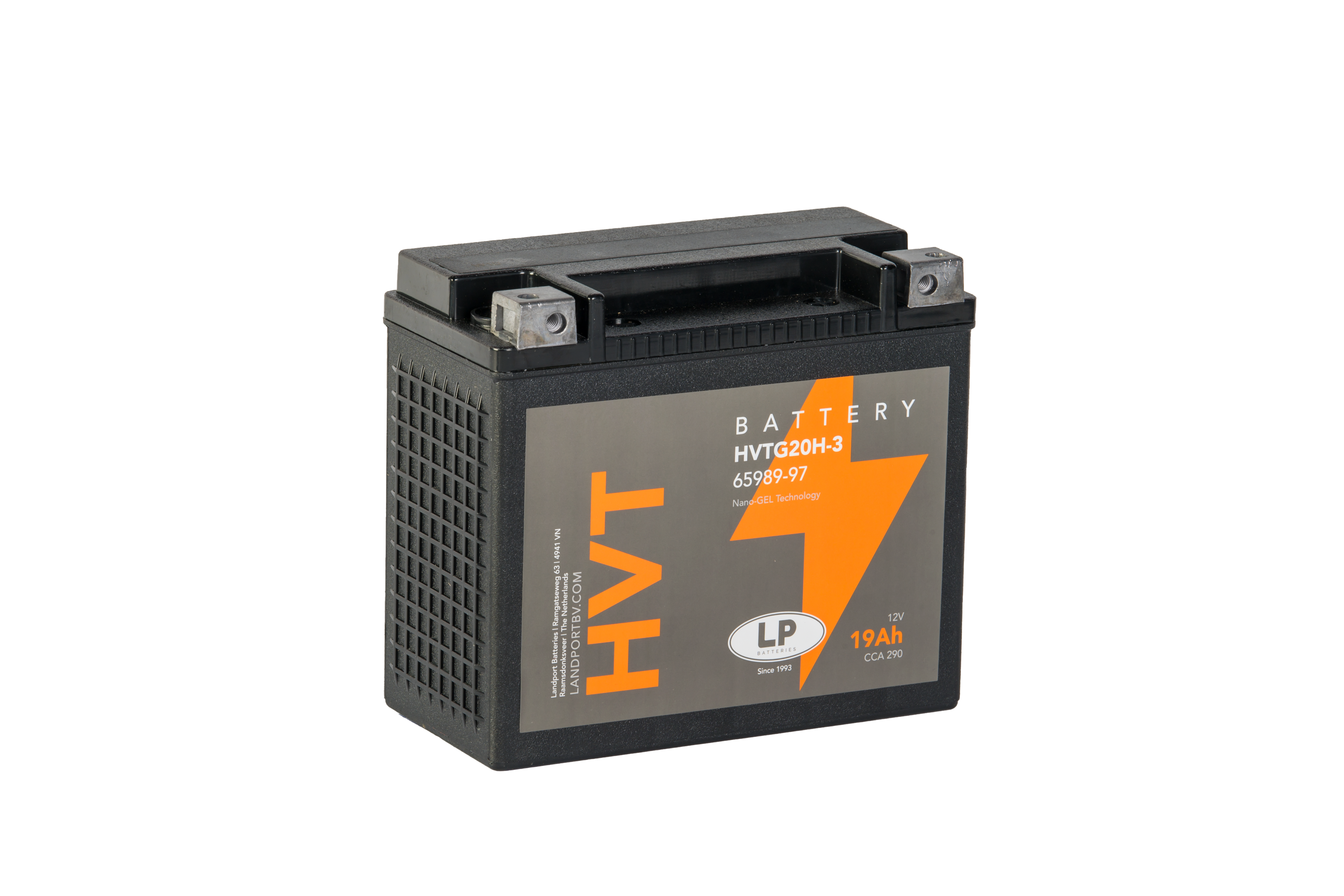Baterie moto 19ah 290a 12v Landport Batteries MH HVTG20H-3