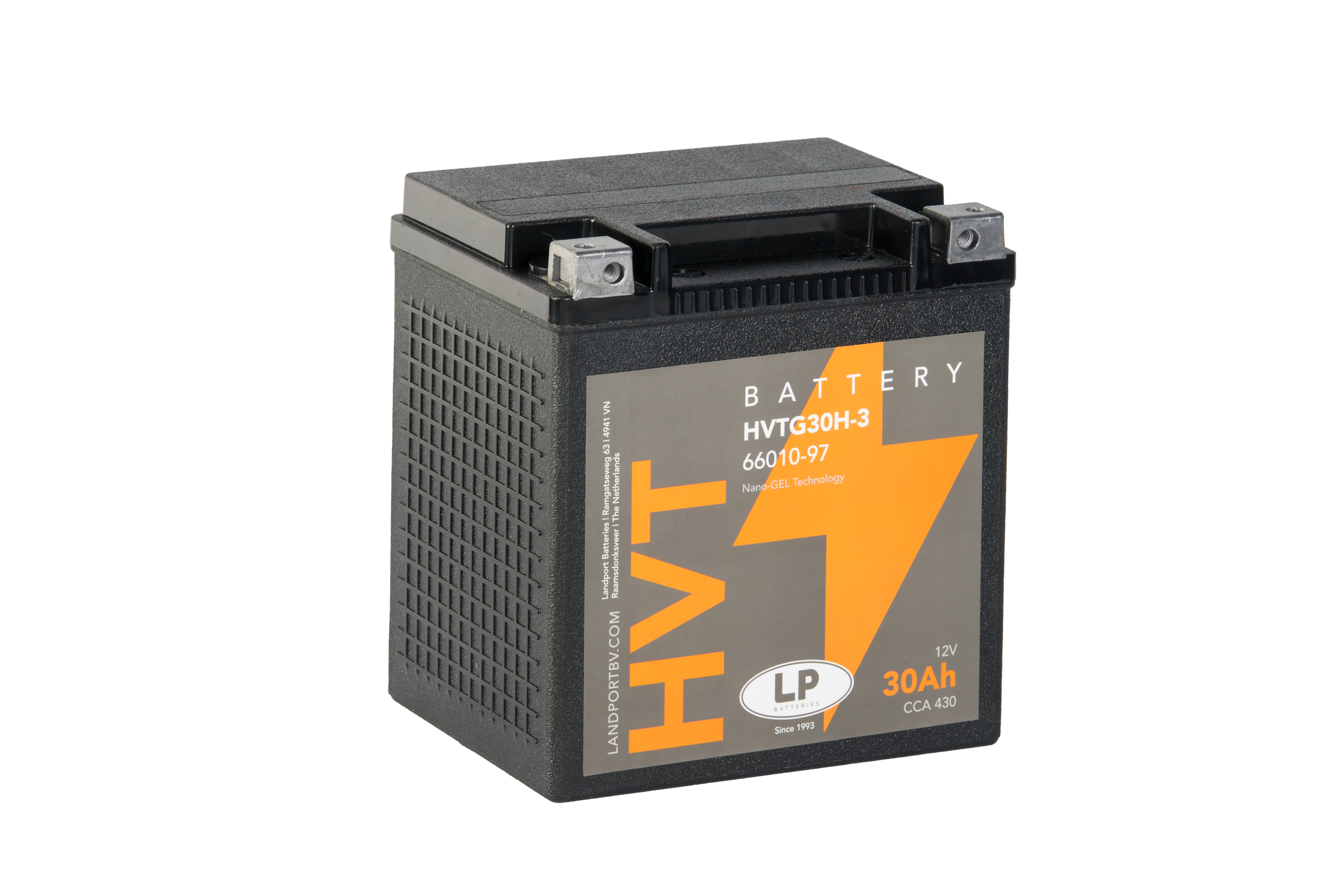 Baterie moto 30ah 430a 12v Landport Batteries MH HVTG30H-3