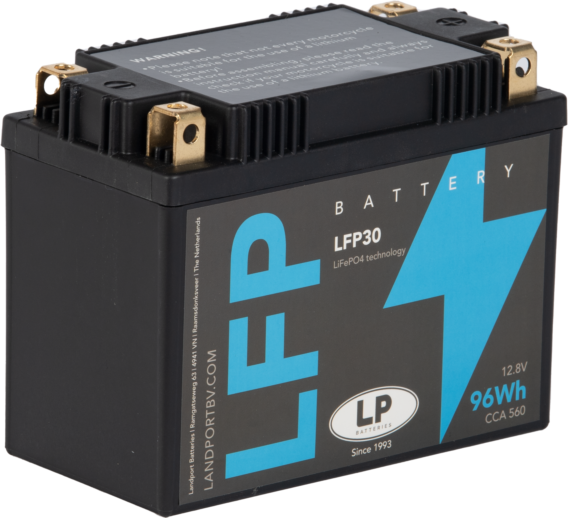 Baterie moto 8ah 560a 12v Landport Batteries ML LFP30