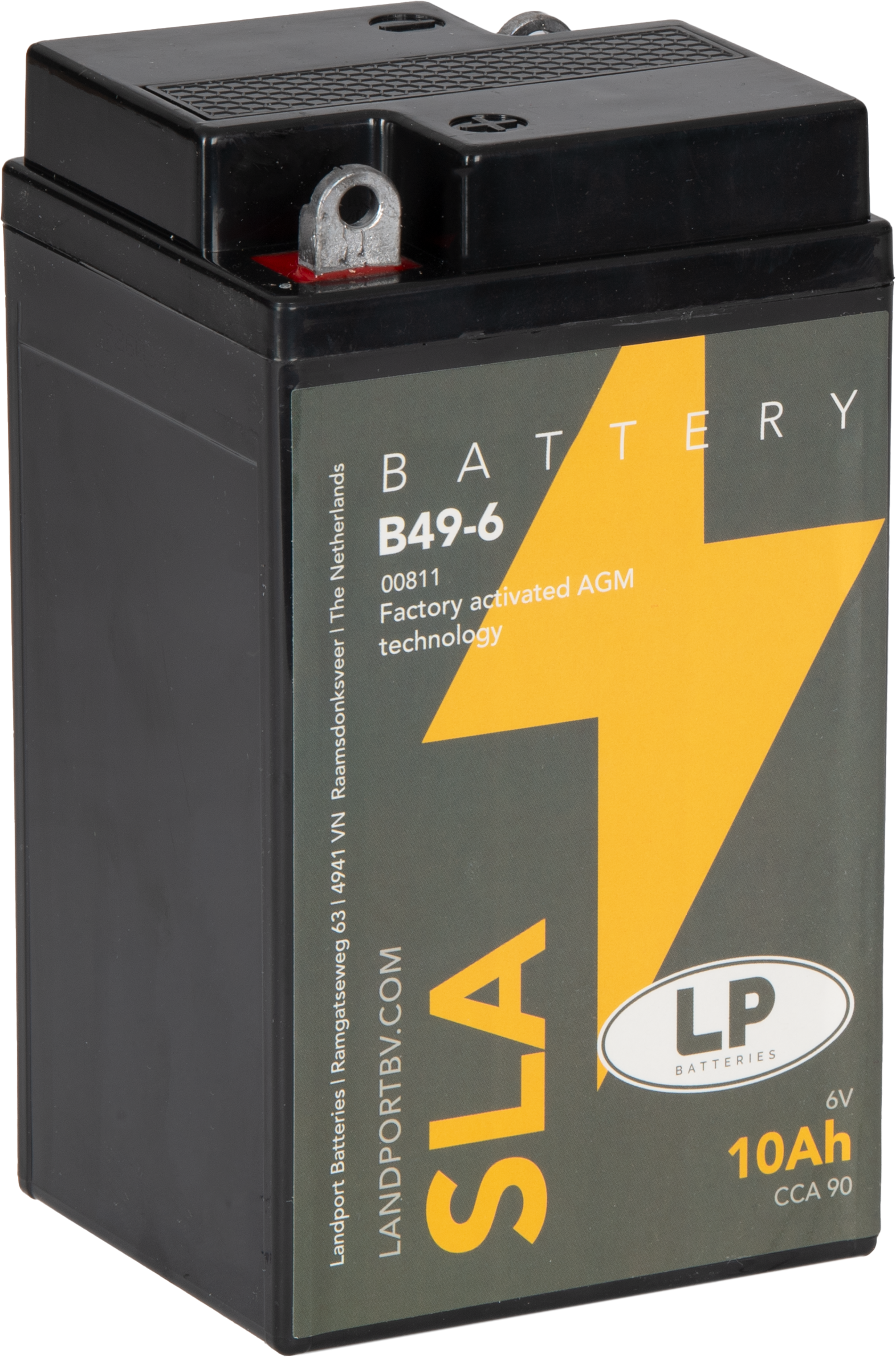 Baterie moto 10ah 90a 6v Landport Batteries MS B49-6