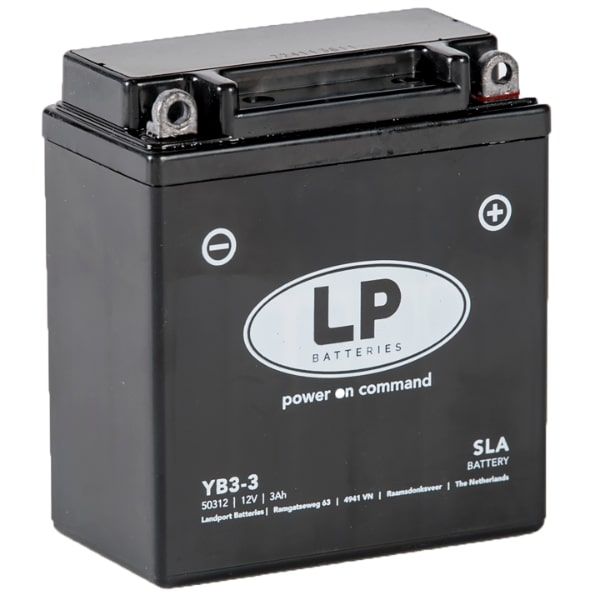 Baterie moto 3ah  12v Landport Batteries MS LB3-3