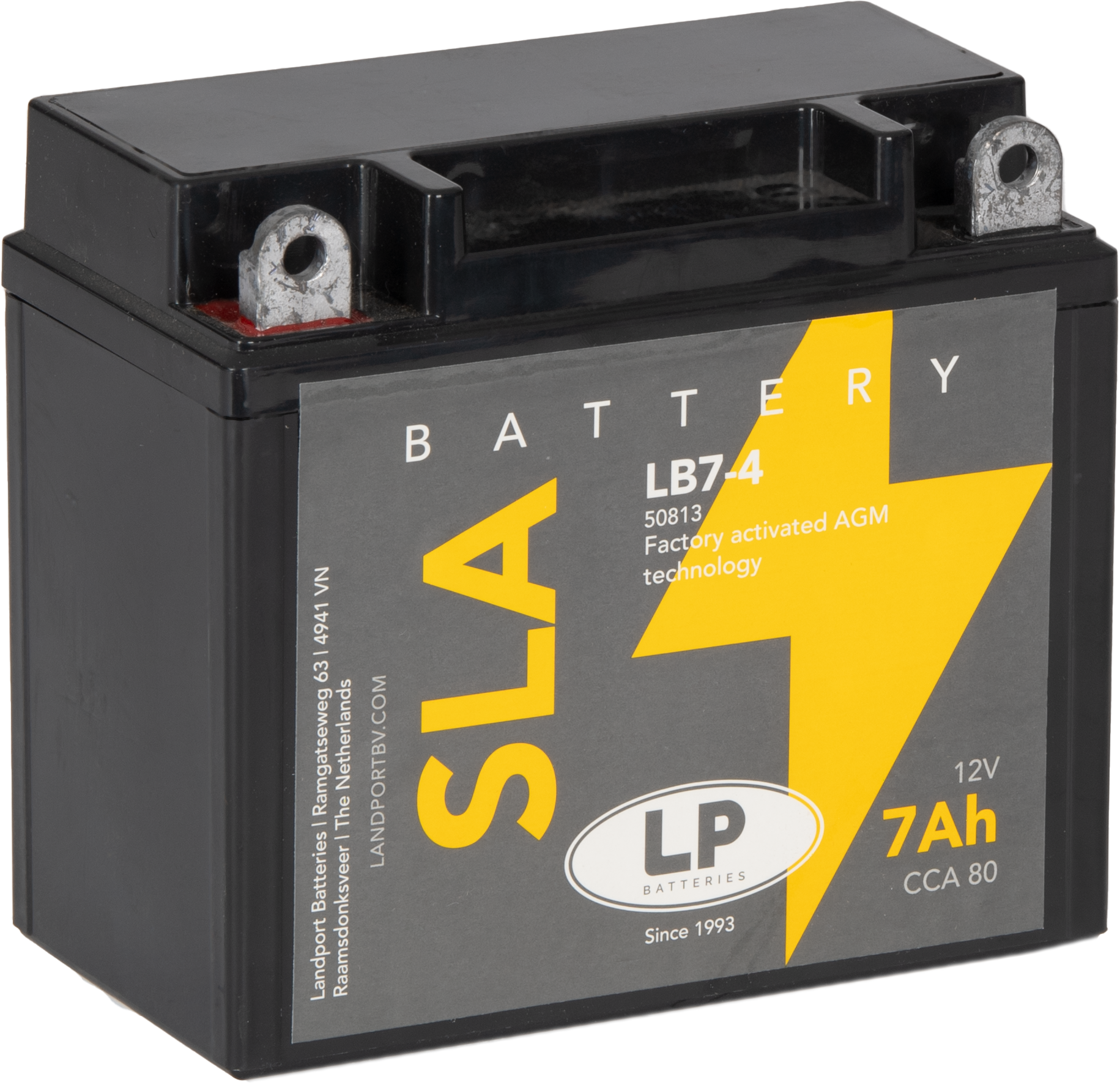 Baterie moto 7ah 80a 12v Landport Batteries MS LB7-4