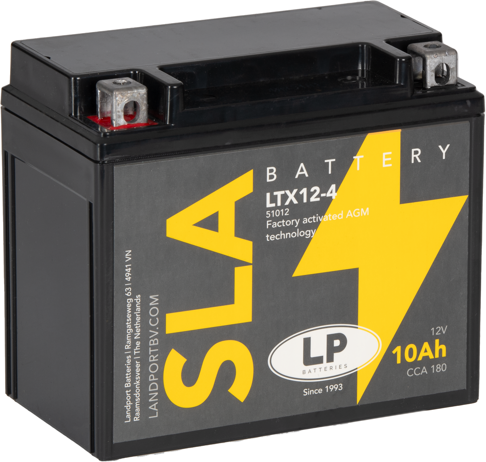 Baterie moto 10ah 140a 12v Landport Batteries MS LTX12-4