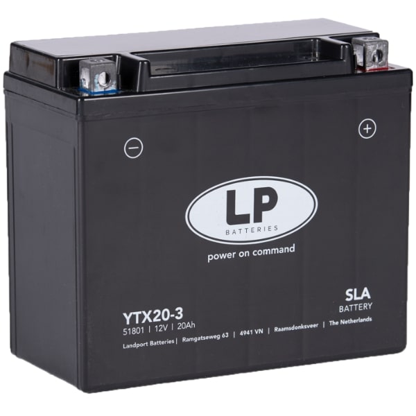 Baterie moto 18ah 310a 12v Landport Batteries MS LTX20-3