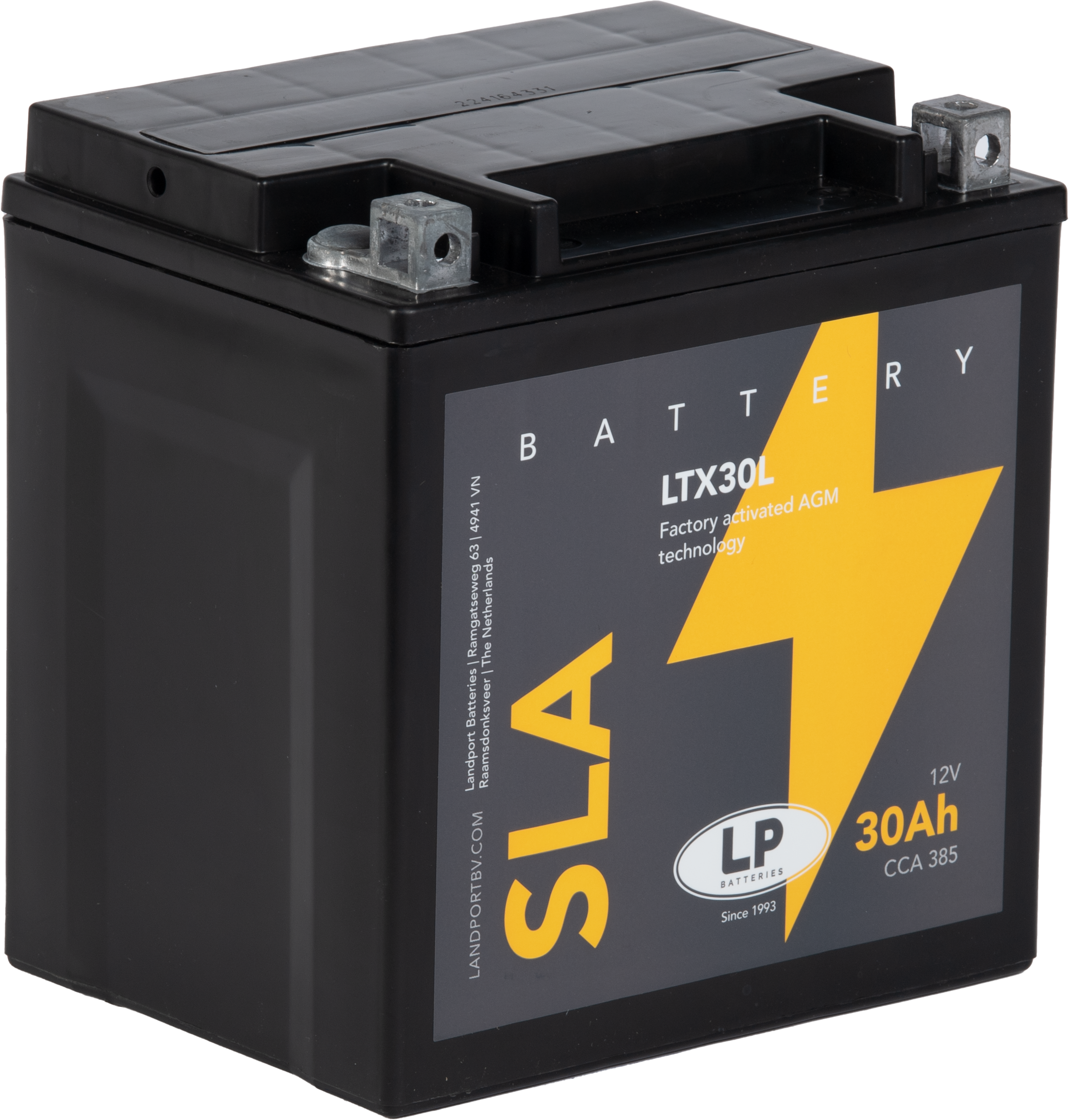 Baterie moto 30ah 385a 12v Landport Batteries MS LTX30L