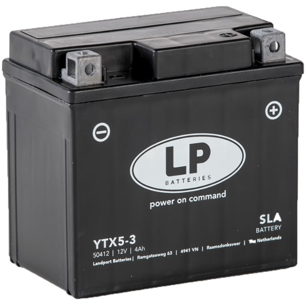 Baterie moto 4ah  12v Landport Batteries MS LTX5-3