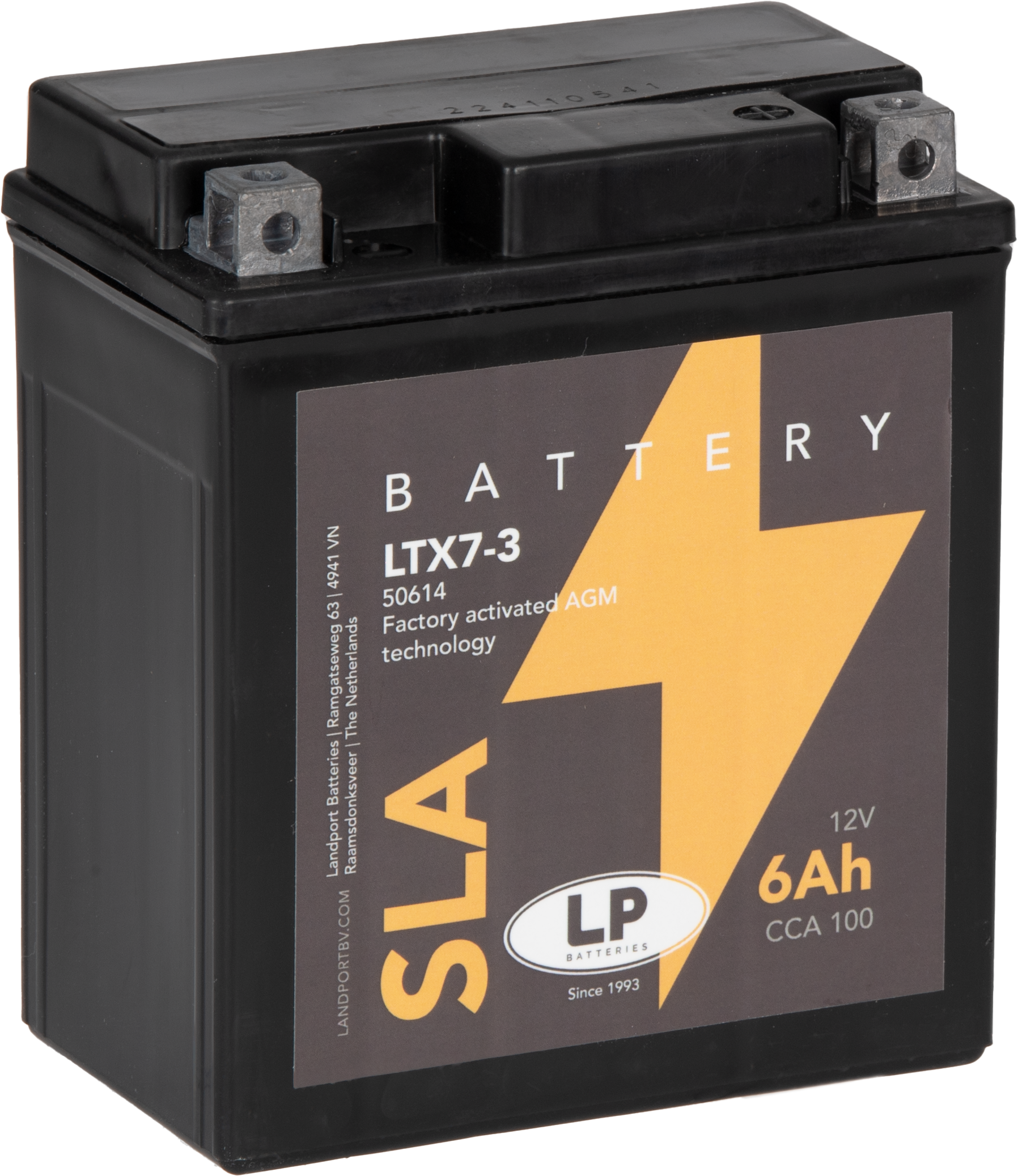 Baterie moto 6ah  12v Landport Batteries MS LTX7-3