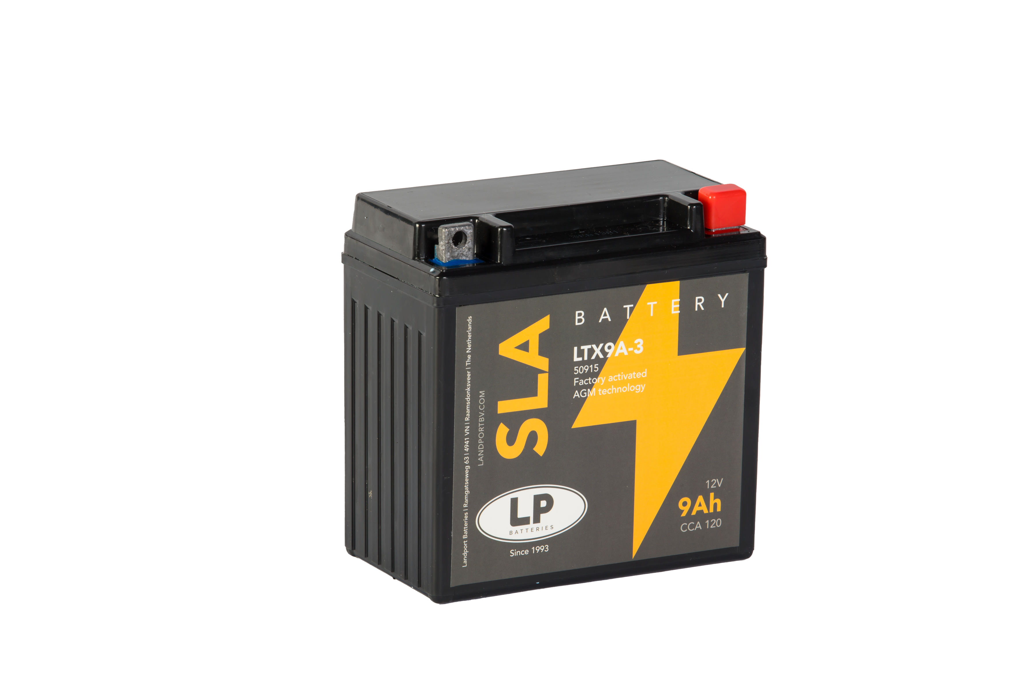 Baterie moto 9ah 120a 12v Landport Batteries MS LTX9A-3