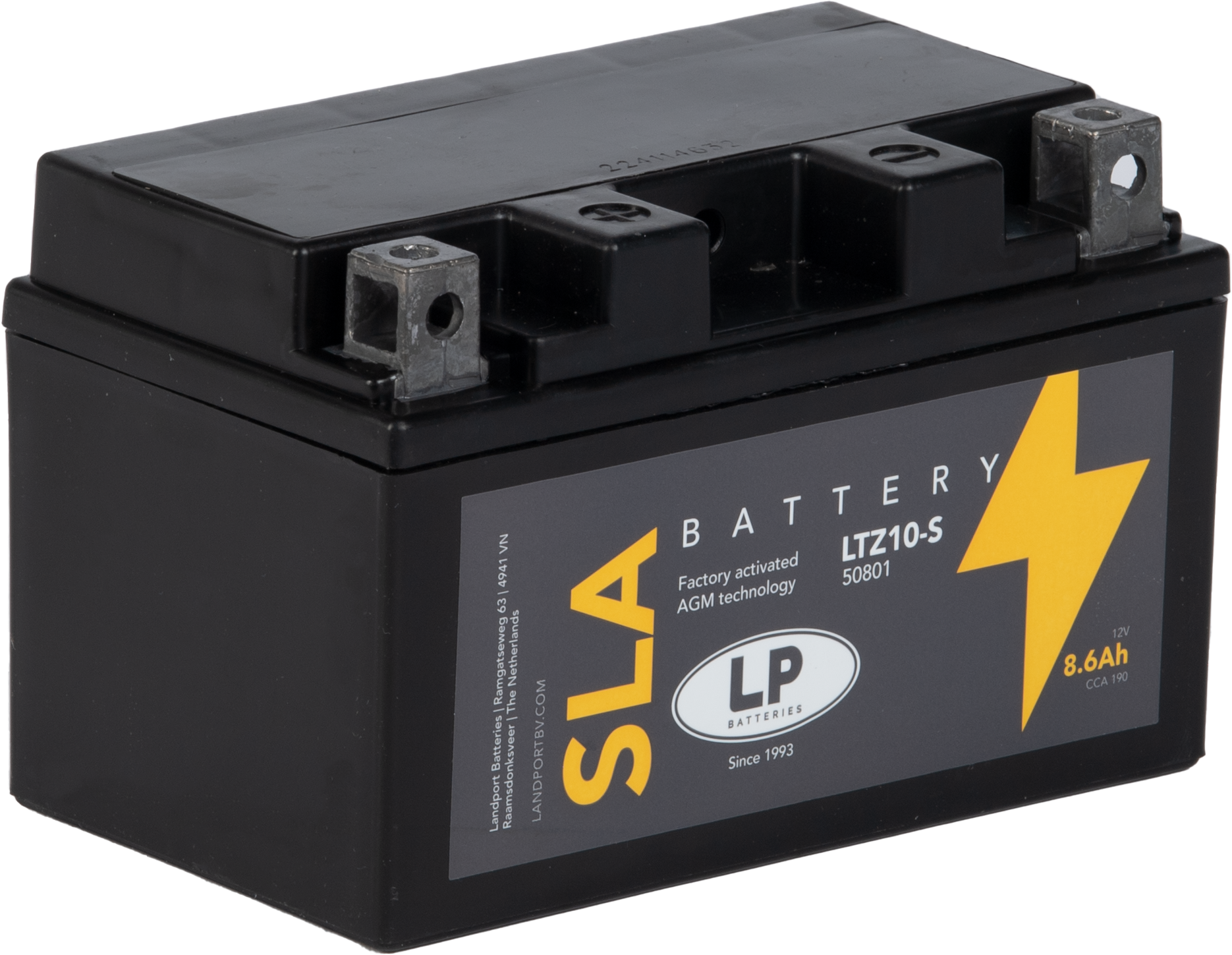 Baterie moto 8,6ah 190a 12v Landport Batteries MS LTZ10-S