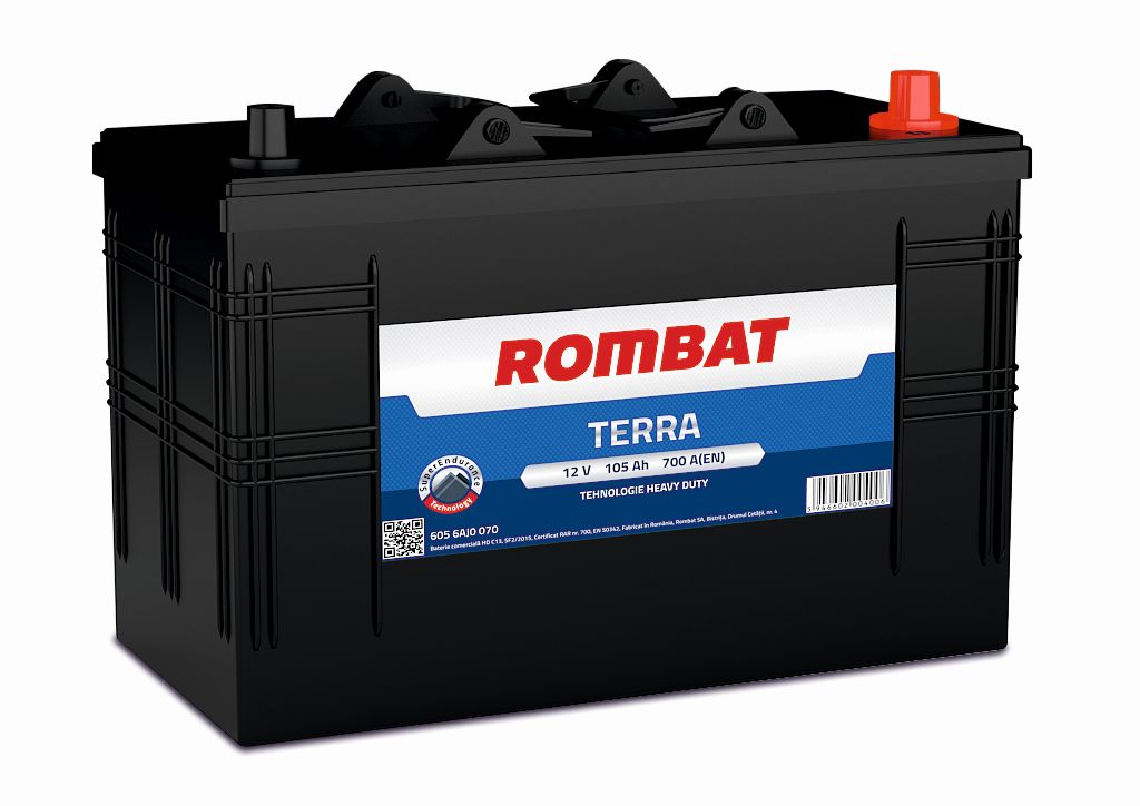 Baterie auto 105ah 700a 12v ROMBAT 605 6AJ0 070
