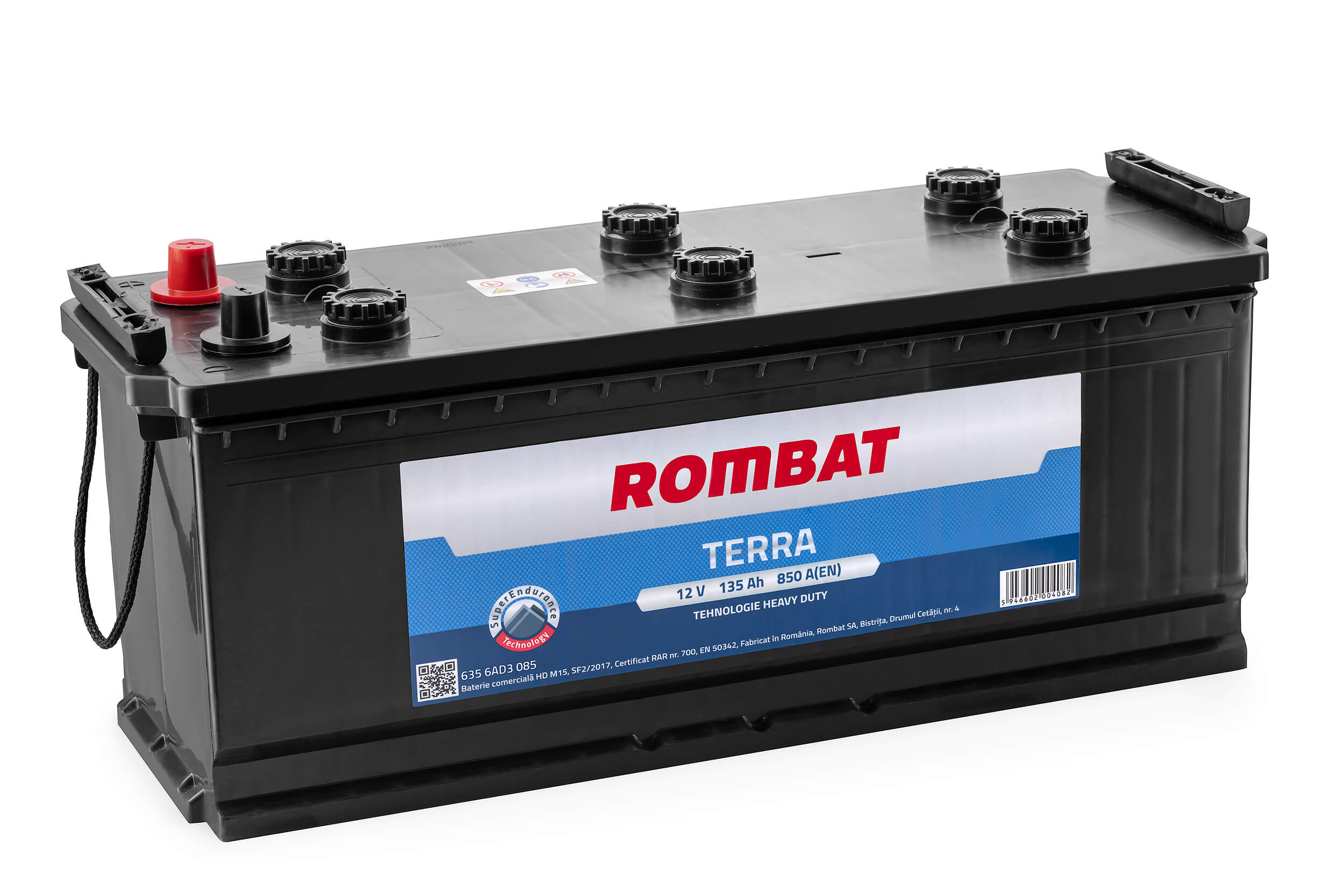 Baterie camion 135ah 850a 12v ROMBAT 635 6AD3 085