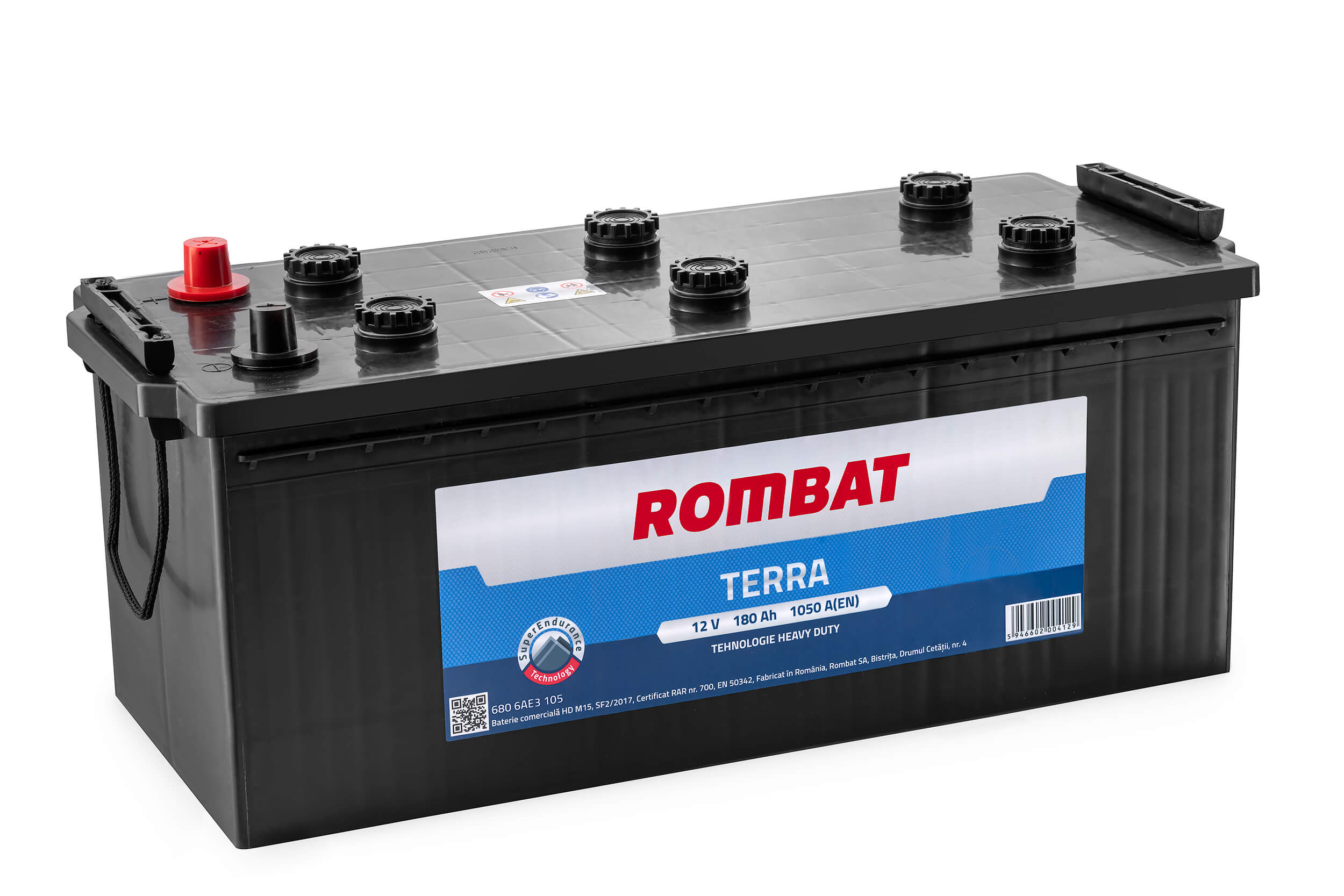 Baterie camion 180ah 1050a 12v ROMBAT 680 6AE3 105