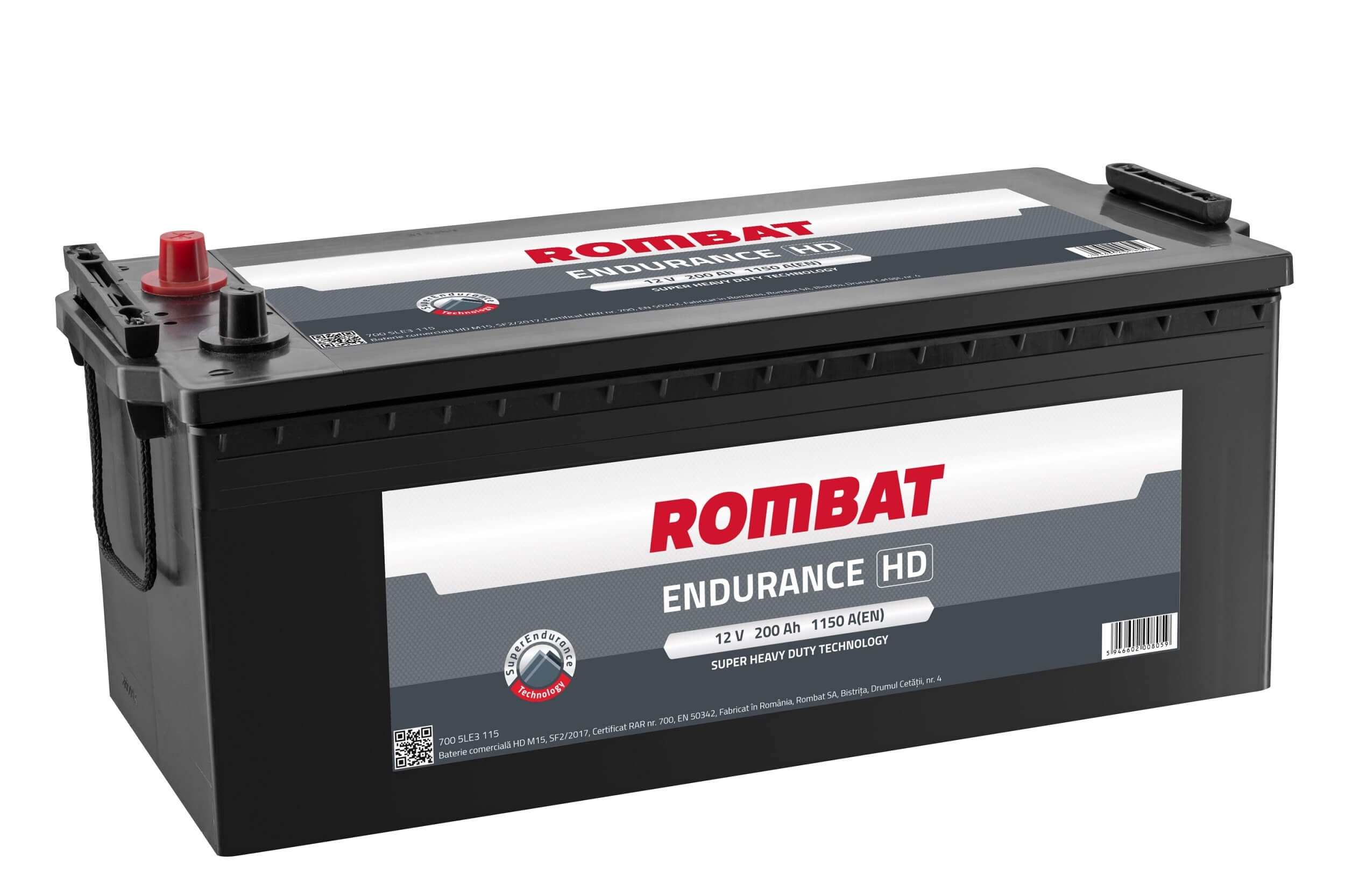 Baterie camion 200ah 1150a 12v ROMBAT 700 5LE3 115