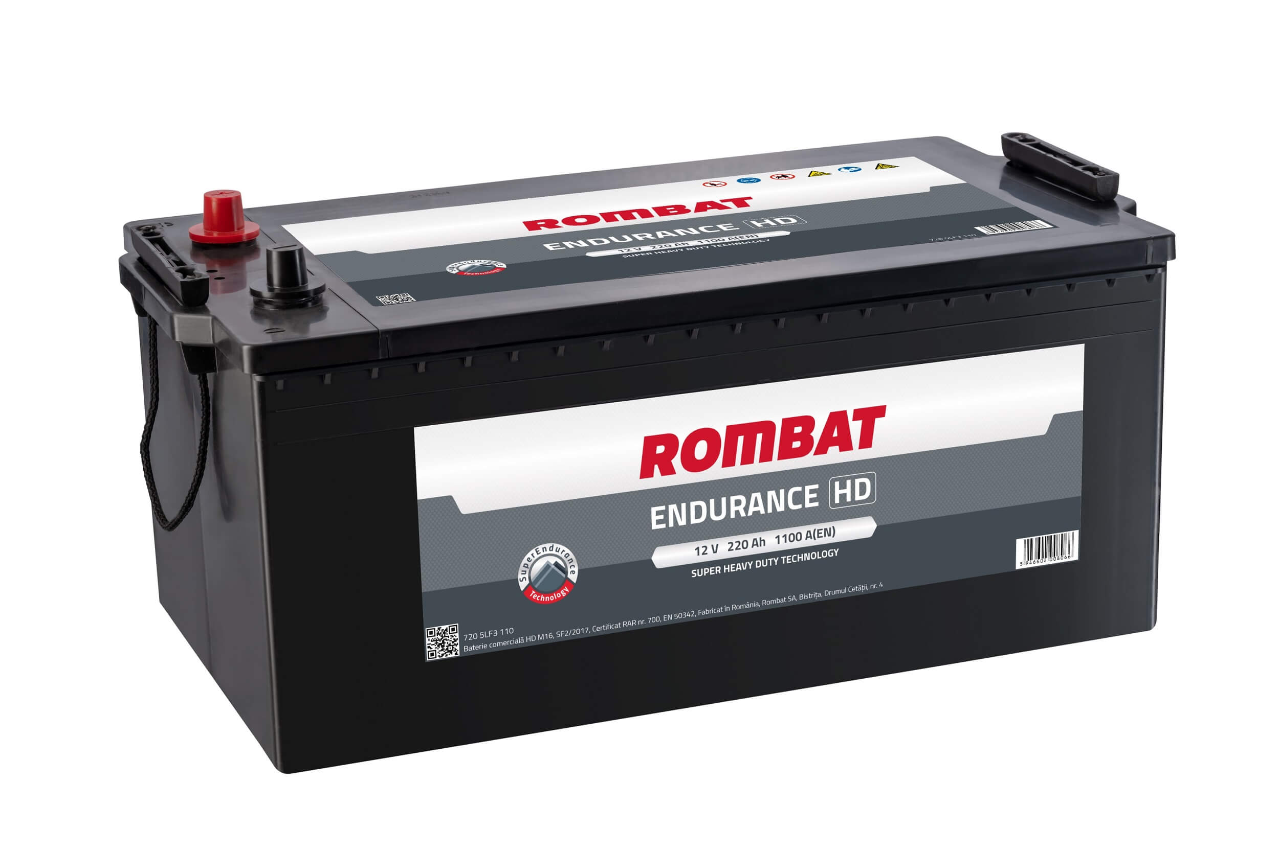 Baterie camion 220ah 1100a 12v ROMBAT 720 5LF3 110