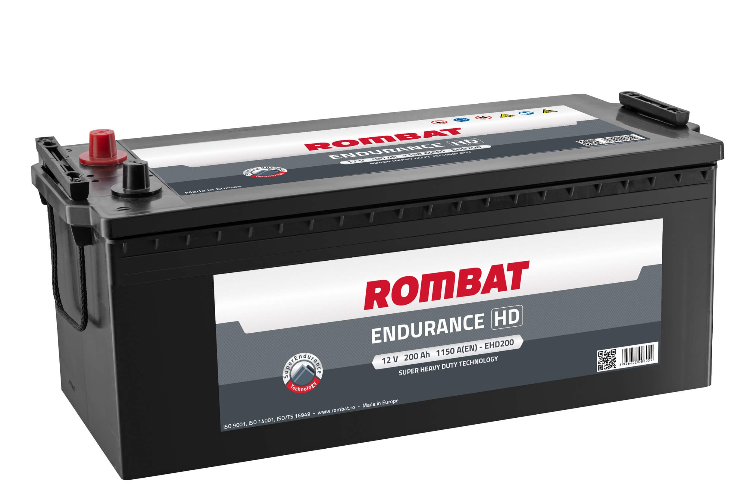 Baterie camion 200ah 1150a 12v ROMBAT EHD200
