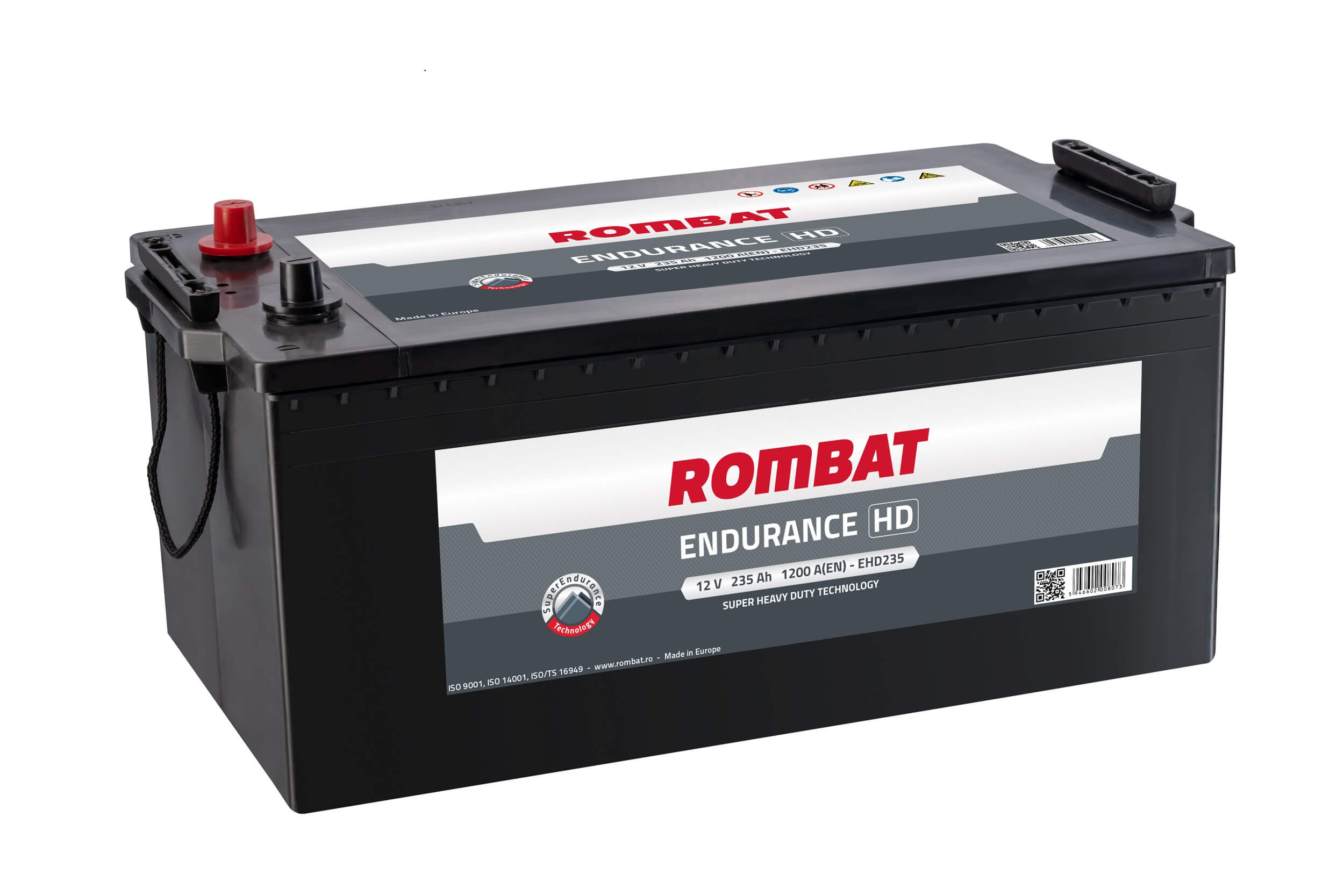 Baterie camion 235ah 1200a 12v ROMBAT EHD235