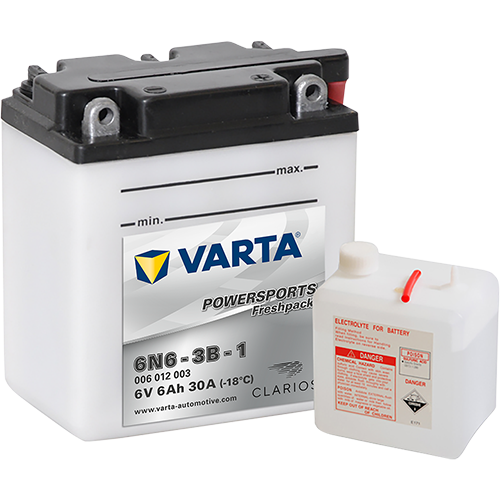 Baterie moto 6ah 30a 6v VARTA 006012003I314