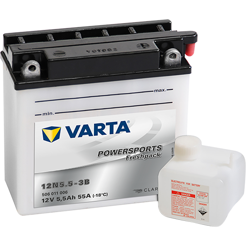 Baterie moto 5ah 55a 12v VARTA 506011006I314