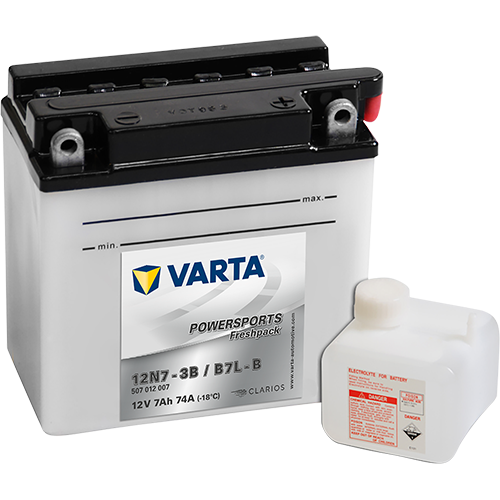 Baterie moto 7ah 74a 12v VARTA 507012007I314