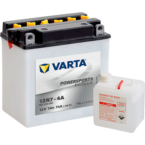 Baterie moto 7ah 74a 12v VARTA 507013007I314