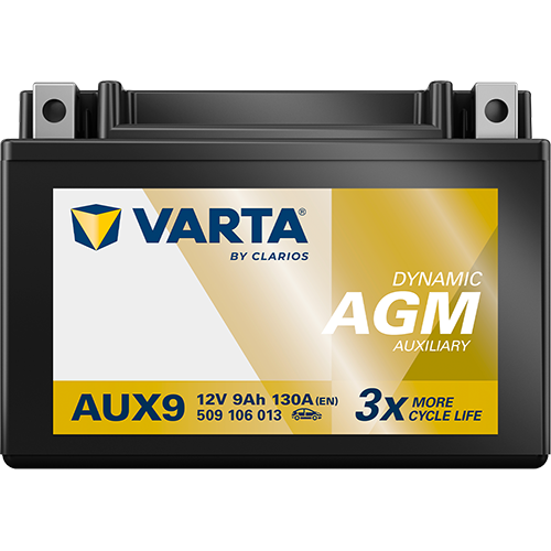 Baterie auxiliara 9ah 130a 12v VARTA 509106013K262