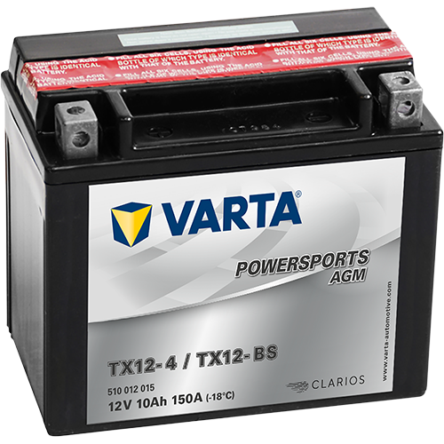 Baterie moto 10ah 150a 12v VARTA 510012015I314