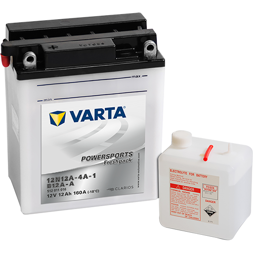 Baterie moto 12ah 160a 12v VARTA 512011016I314