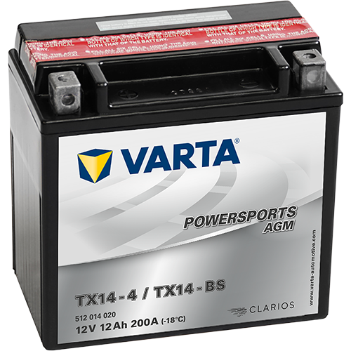Baterie moto 12ah 200a 12v VARTA 512014020I314