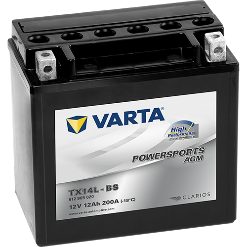 Baterie moto 12ah 200a 12v VARTA 512905020I314
