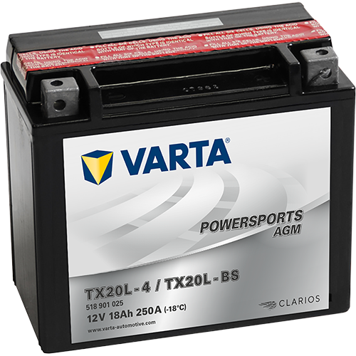 Baterie moto 18ah 250a 12v VARTA 518901025I314