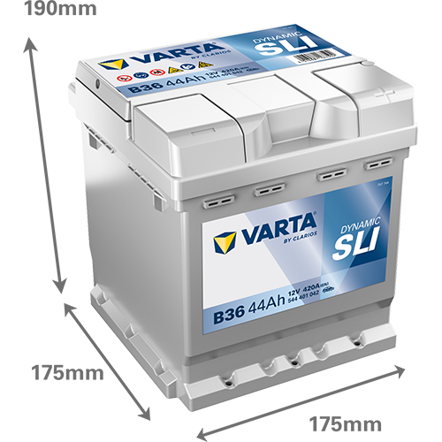 Baterie auto 44ah 420a 12v VARTA 544401042K262