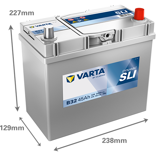 Baterie auto 45ah 330a 12v VARTA 545156033K262