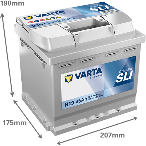 Baterie auto 45ah 400a 12v VARTA 545412040K262