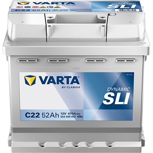 Baterie auto 52ah 470a 12v VARTA 552400047K262