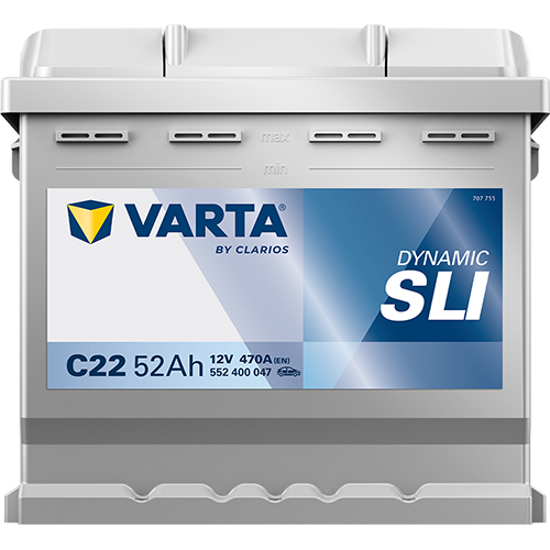 Baterie auto 52ah 470a 12v VARTA 552400047K262