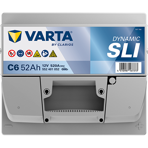 Baterie auto 52ah 520a 12v VARTA 552401052K262