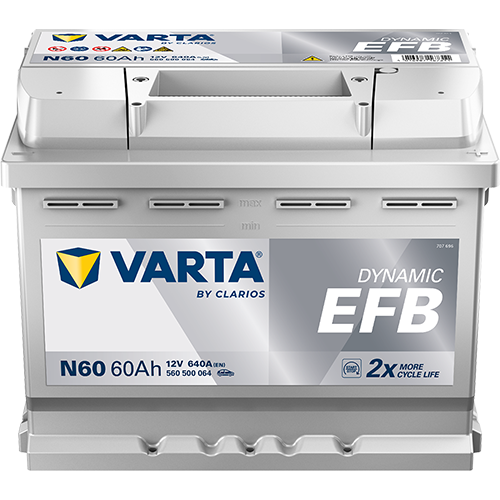 Baterie auto 60ah 640a 12v VARTA 560500064K262