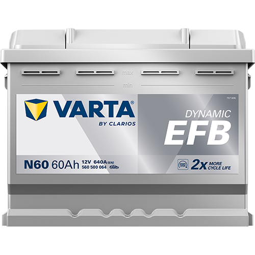 Baterie auto 60ah 640a 12v VARTA 560500064K262