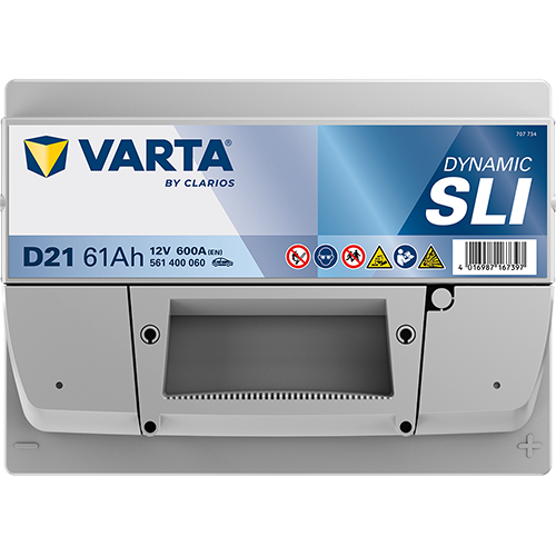 Baterie auto 61ah 600a 12v VARTA 561400060K262