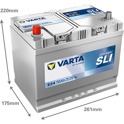 Baterie auto 70ah 630a 12v VARTA 570413063K262