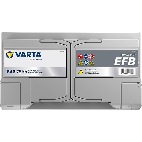 Baterie auto EFB 75ah 730a 12v VARTA 575500073K262