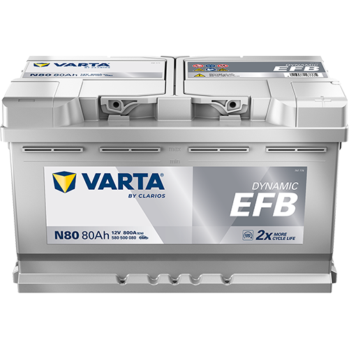 Baterie auto EFB 80ah 800a 12v VARTA 580500080K262