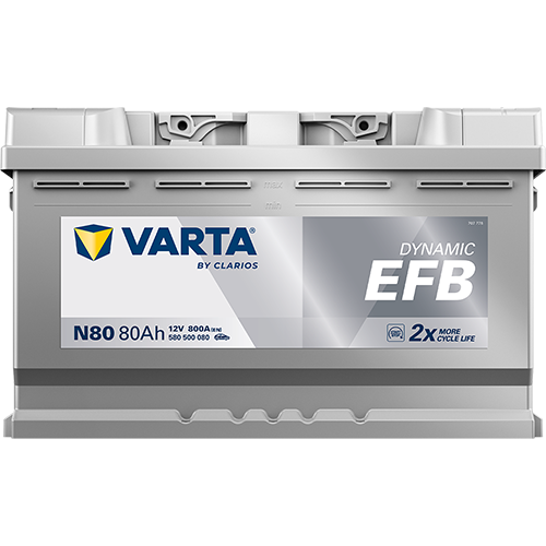 Baterie auto EFB 80ah 800a 12v VARTA 580500080K262
