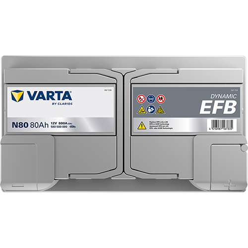 Baterie auto EFB 80ah 800a 12v VARTA 580500080K262