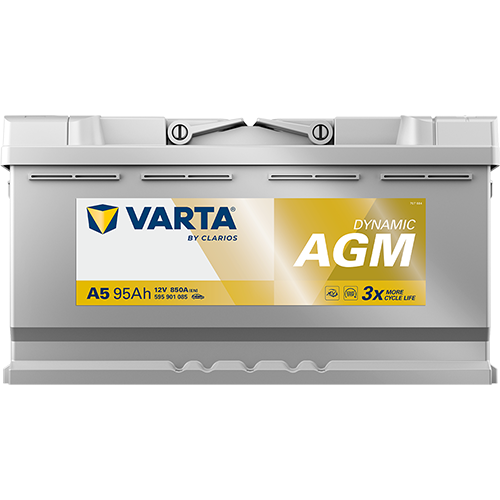 Baterie auto AGM 95ah 850a 12v VARTA 595901085K262